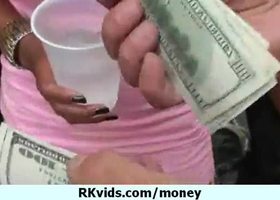 Getting a chick from public and fuck her for money 28